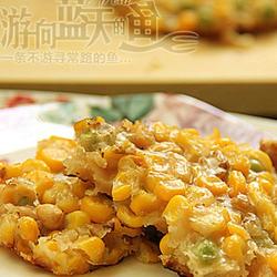 坚果玉米烙的做法[图]