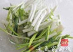 荞菜炒卤猪耳的做法图解5