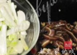 荞菜炒卤猪耳的做法图解8