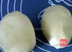 红曲双色馒头的做法图解5