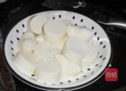竹荪虾烩玉子豆腐的做法图解1