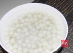 桂花赤豆酒酿元宵的做法图解5