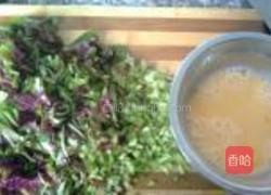 苋菜鸡蛋馅饼的做法图解3