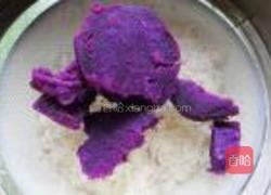 蜜豆紫薯棕的做法图解2