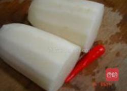 爽脆萝卜酸的做法图解1