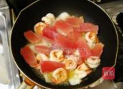 乳香南瓜海鲜的做法图解6