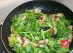 芹菜炒烧肉的做法图解4