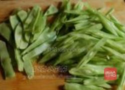 素炒双豆的做法图解2