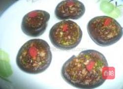 香菇酿肉的做法图解4