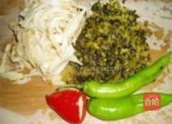 雪菜笋片的做法图解1