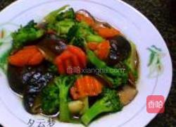 香菇西兰花的做法图解8