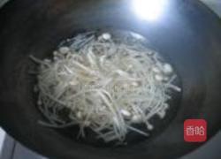 茭白金针菇的做法图解4