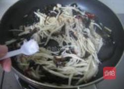 茭白金针菇的做法图解7