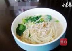 青菜虾皮拉面的做法图解11
