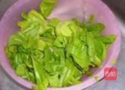 炒青菜的做法图解2