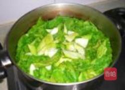 青菜虾皮拉面的做法图解8