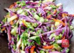 蚝油甘蓝生菜丝的做法图解5
