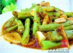 虾酱爆炒乌龟豆的做法图解9