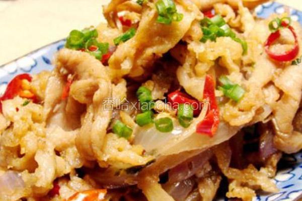 葱爆孜然羊肉