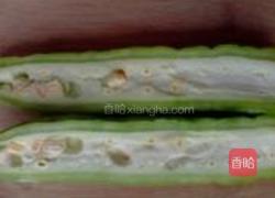 腌菜炒苦瓜的做法图解3