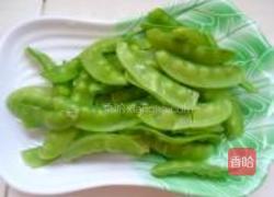 荷兰豆炒肉丝的做法图解2