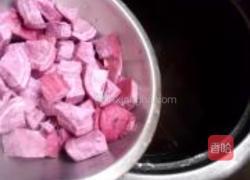 紫薯红豆汤的做法图解5
