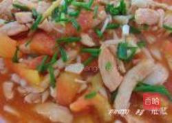 番茄金针菇烩肉丝的做法图解10