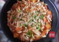 番茄金针菇烩肉丝的做法图解9