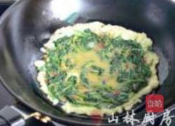 枸杞叶炒鸡蛋的做法图解3
