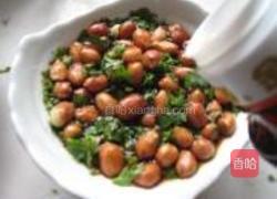 醋拌香菜花生米的做法图解6