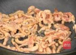 西芹豆干炒肉丝的做法图解5