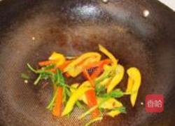 橙汁双椒鸡柳的做法图解3