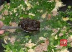 榄菜肉末炒芥兰叶的做法图解6