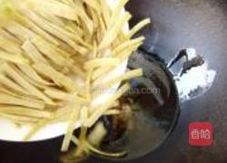 素炒双丝的做法图解3