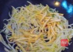 豆干韭菜炒豆芽的做法图解5