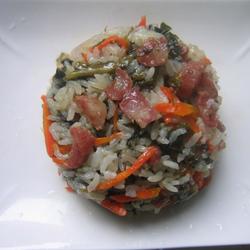 腊肠菜饭的做法[图]