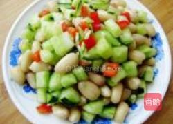 五香花生米拌黄瓜的做法图解6