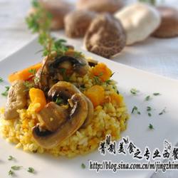 杂菌南瓜意大利饭的做法[图]