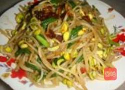 黄豆酱拌炒黄豆芽的做法图解8