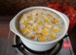 南瓜红米香粥的做法图解4