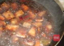 茄干焖肉的做法图解6