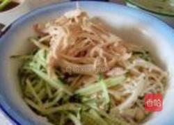 凉拌鸡丝金针菇的做法图解8