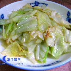 清炒包菜的做法[图]