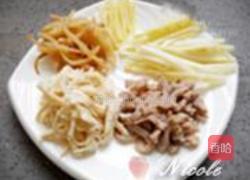 五味干丝的做法图解2