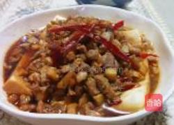 碎肉豆腐蒸的做法图解4