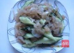 海蛰拌黄瓜的做法图解4