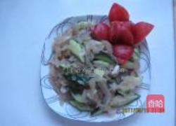 海蛰拌黄瓜的做法图解5