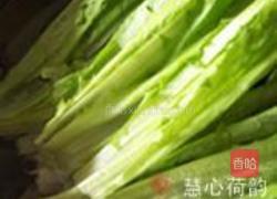 豆豉鲮鱼油麦菜的做法图解2