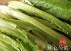 豆豉鲮鱼油麦菜的做法图解3