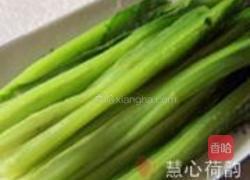 豆豉鲮鱼油麦菜的做法图解6